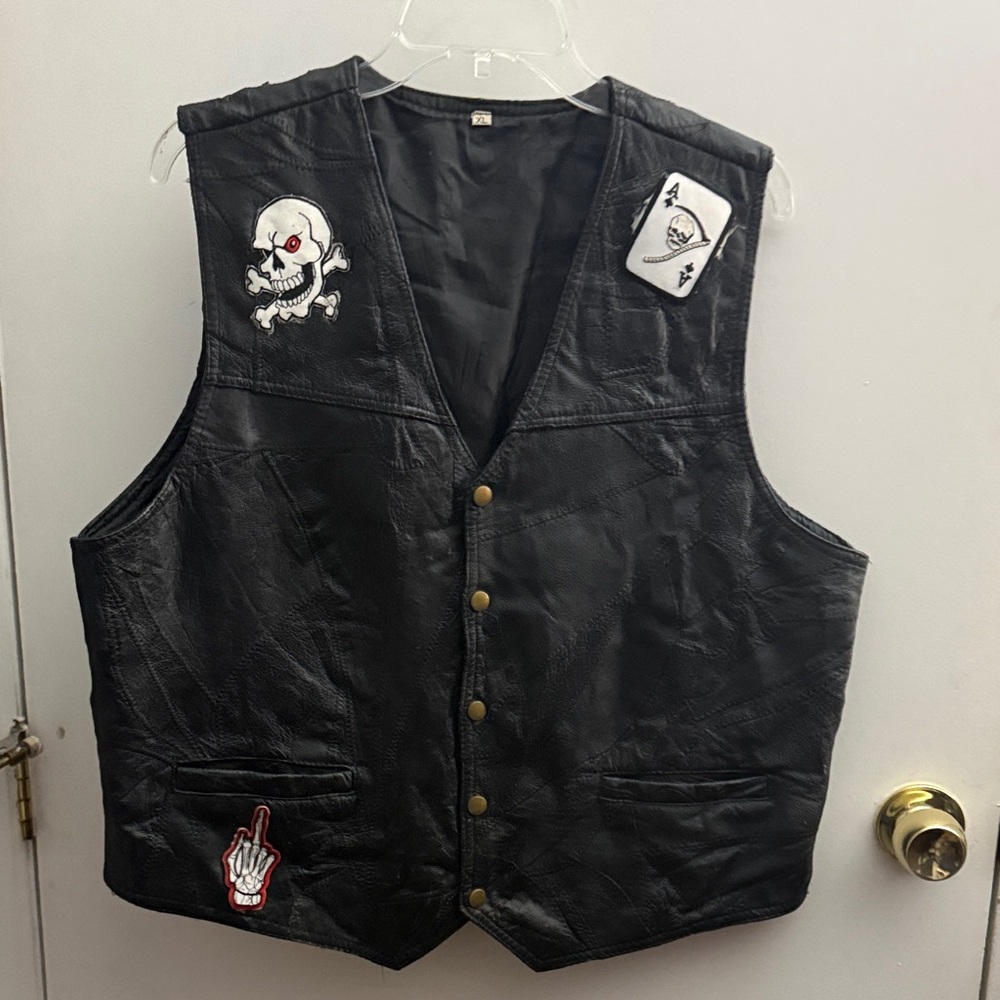 Vintage Biker style Vest